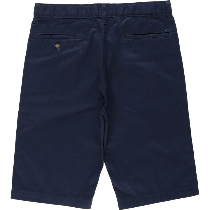 Dickies Work Shorts, Half Pants, Women's, Size L (w30) cotton navy blue type Vintage Second Hand