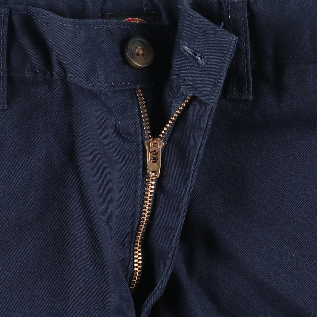 Dickies Work Shorts, Half Pants, Women's, Size L (w30) cotton navy blue type Vintage Second Hand