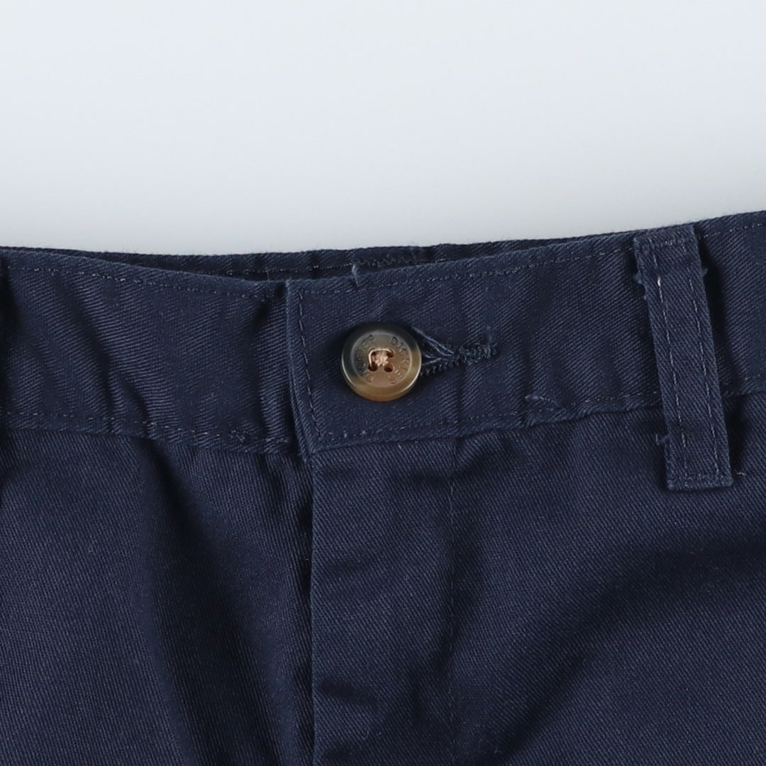 Dickies Work Shorts, Half Pants, Women's, Size L (w30) cotton navy blue type Vintage Second Hand