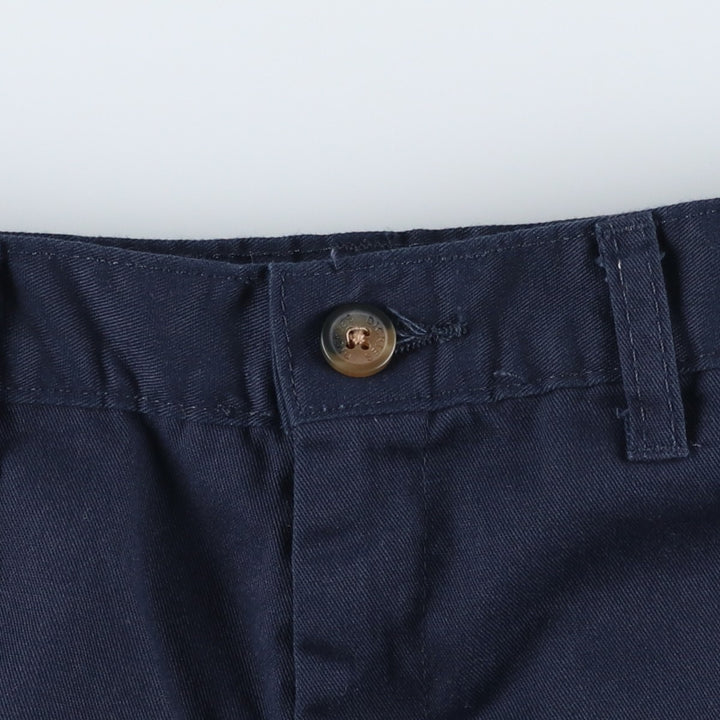 Dickies Work Shorts, Half Pants, Women's, Size L (w30) cotton navy blue type Vintage Second Hand