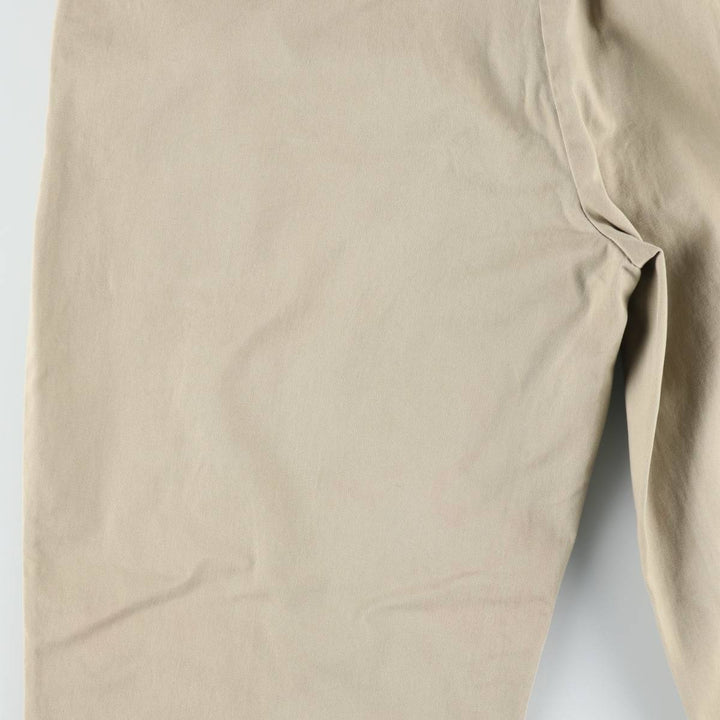 Ralph Lauren POLO by Ralph Lauren HAMMOND PANT, two-pleat chino pants, men's, w34 equivalent cotton Beige type Vintage Second Hand