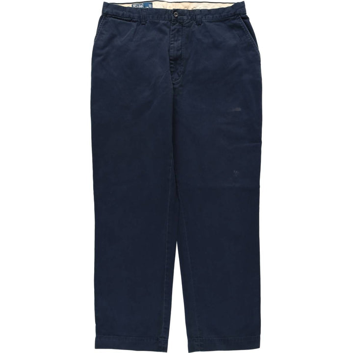 Ralph Lauren POLO by Ralph Lauren PROSPECT PANT Chino pants for men, equivalent to w36 cotton navy blue type Vintage Second Hand