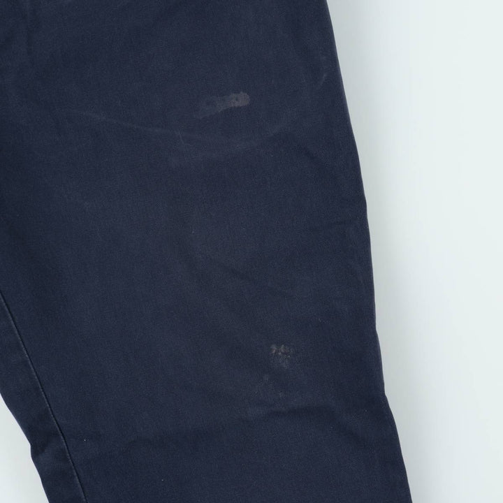 Ralph Lauren POLO by Ralph Lauren PROSPECT PANT Chino pants for men, equivalent to w36 cotton navy blue type Vintage Second Hand