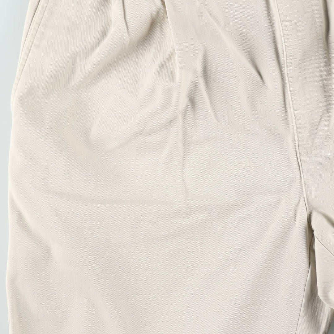 Ralph Lauren POLO by Ralph Lauren HAMMOND PANT, two-pleat chino pants, men's, w34 equivalent cotton Beige type Vintage Second Hand