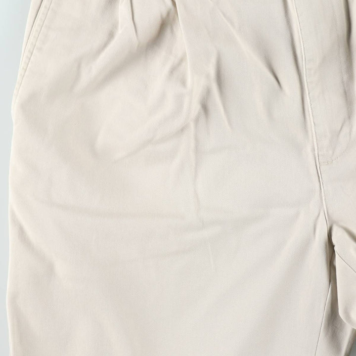 Ralph Lauren POLO by Ralph Lauren HAMMOND PANT, two-pleat chino pants, men's, w34 equivalent cotton Beige type Vintage Second Hand
