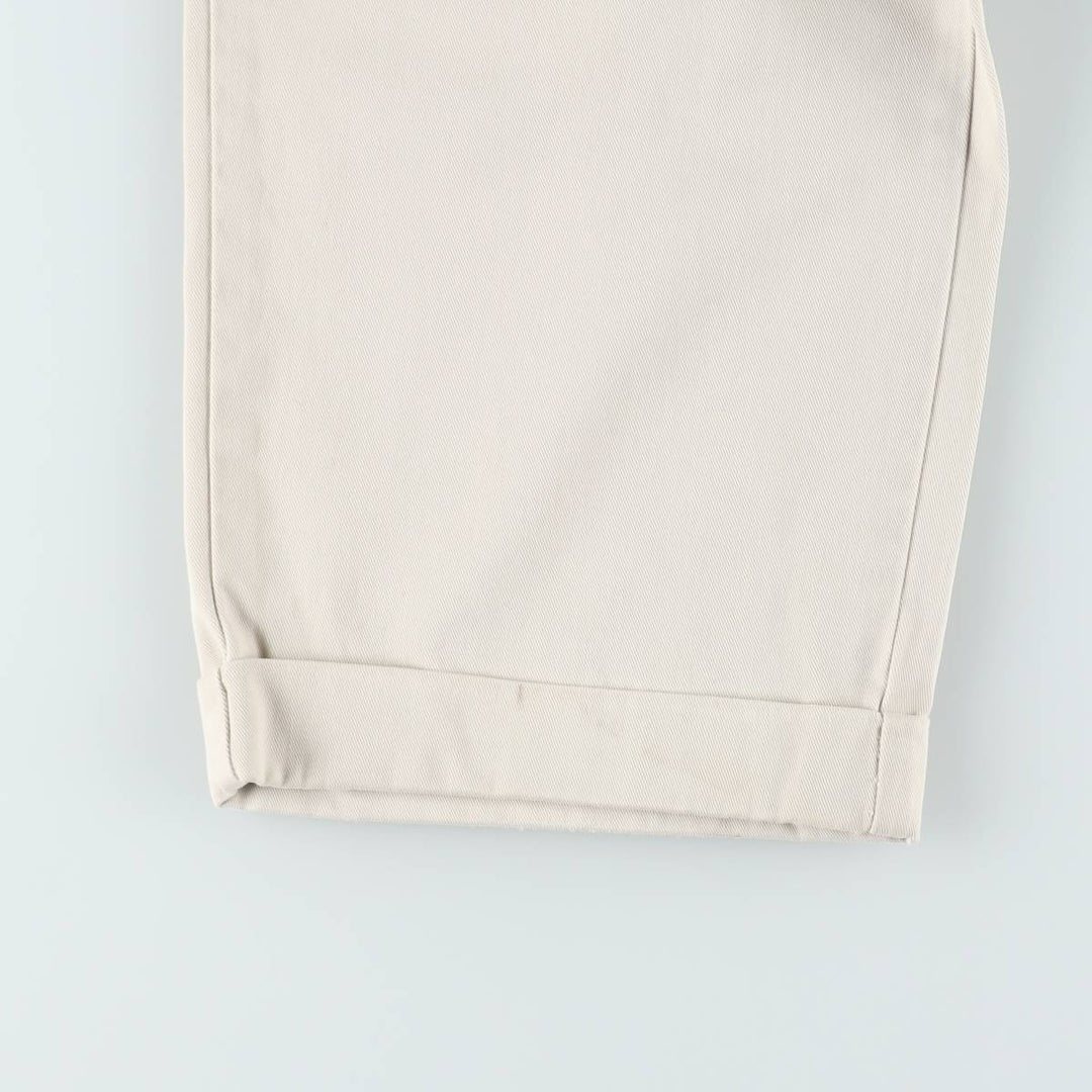 Ralph Lauren POLO by Ralph Lauren HAMMOND PANT, two-pleat chino pants, men's, w34 equivalent cotton Beige type Vintage Second Hand
