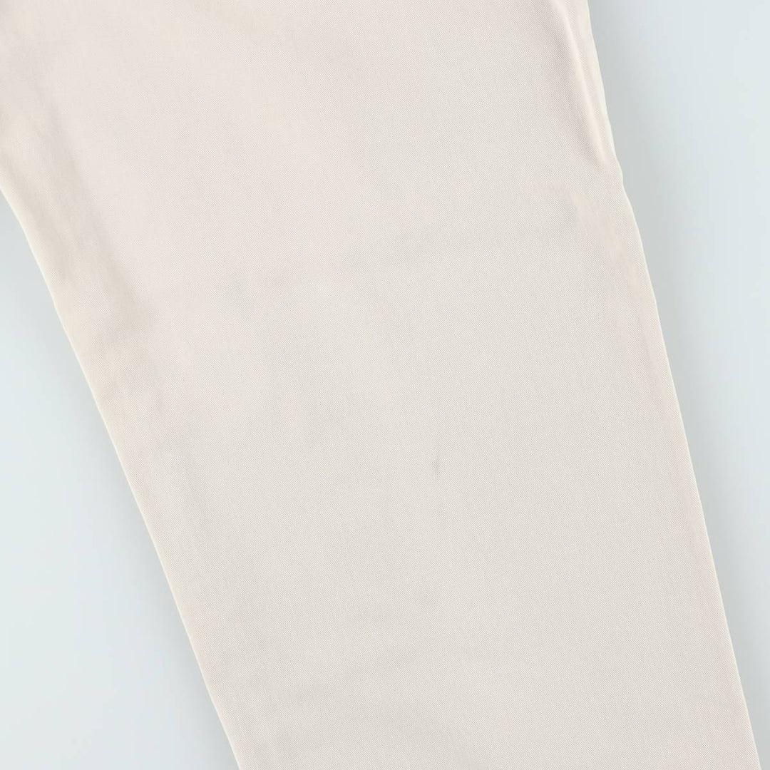 Ralph Lauren POLO by Ralph Lauren HAMMOND PANT, two-pleat chino pants, men's, w34 equivalent cotton Beige type Vintage Second Hand