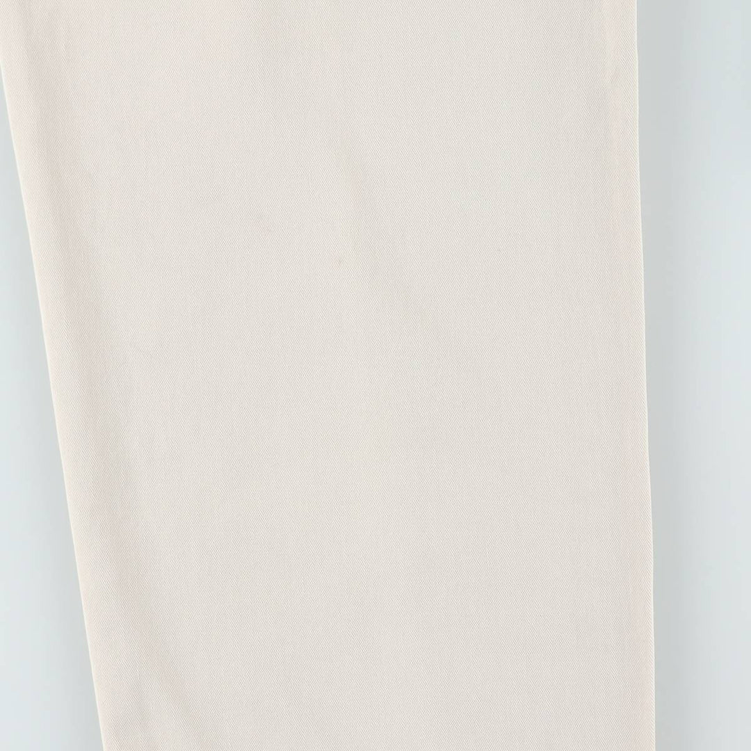 Ralph Lauren POLO by Ralph Lauren HAMMOND PANT, two-pleat chino pants, men's, w34 equivalent cotton Beige type Vintage Second Hand
