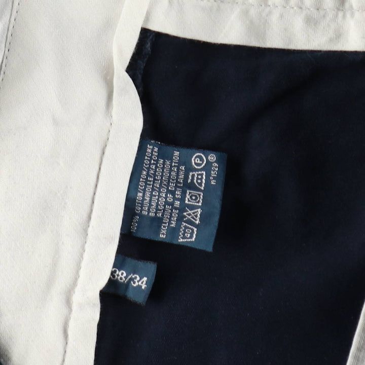 Ralph Lauren POLO by Ralph Lauren PRESTON PANT Chino pants for men, equivalent to w36 cotton navy blue type Vintage Second Hand