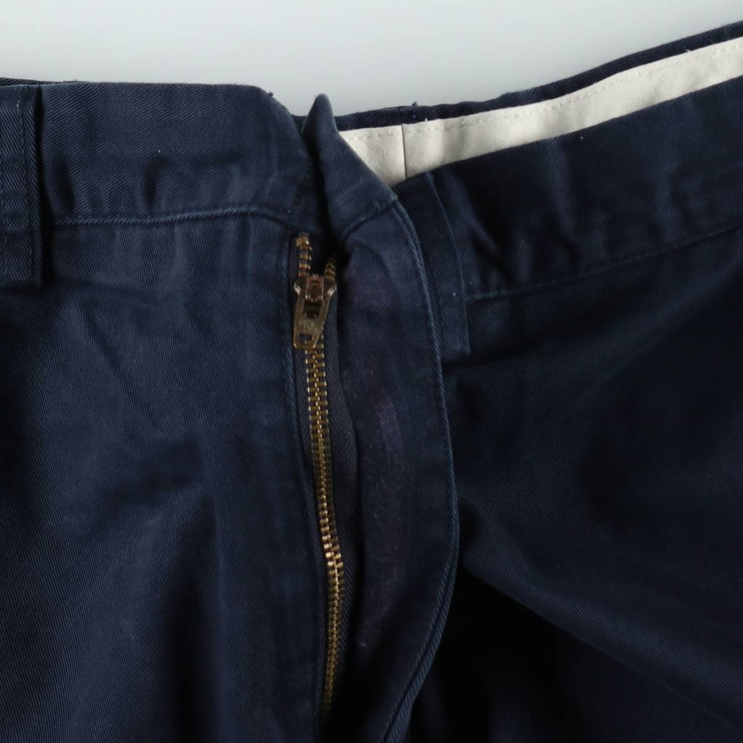 Ralph Lauren POLO by Ralph Lauren PRESTON PANT Chino pants for men, equivalent to w36 cotton navy blue type Vintage Second Hand