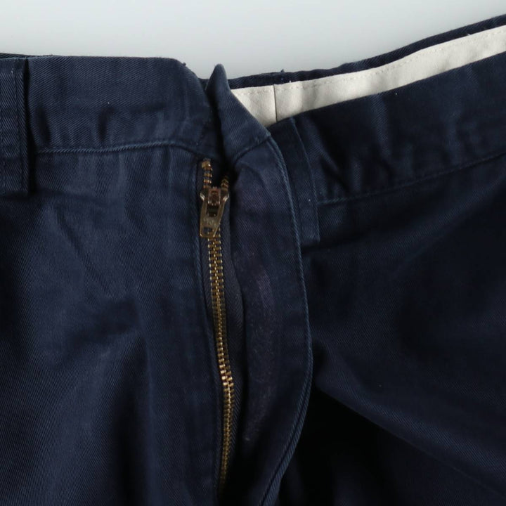 Ralph Lauren POLO by Ralph Lauren PRESTON PANT Chino pants for men, equivalent to w36 cotton navy blue type Vintage Second Hand