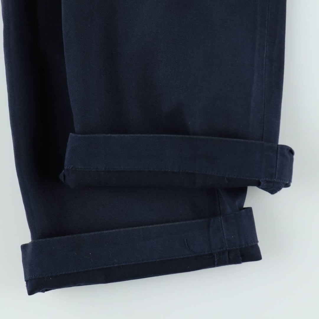 Ralph Lauren POLO by Ralph Lauren PRESTON PANT Chino pants for men, equivalent to w36 cotton navy blue type Vintage Second Hand