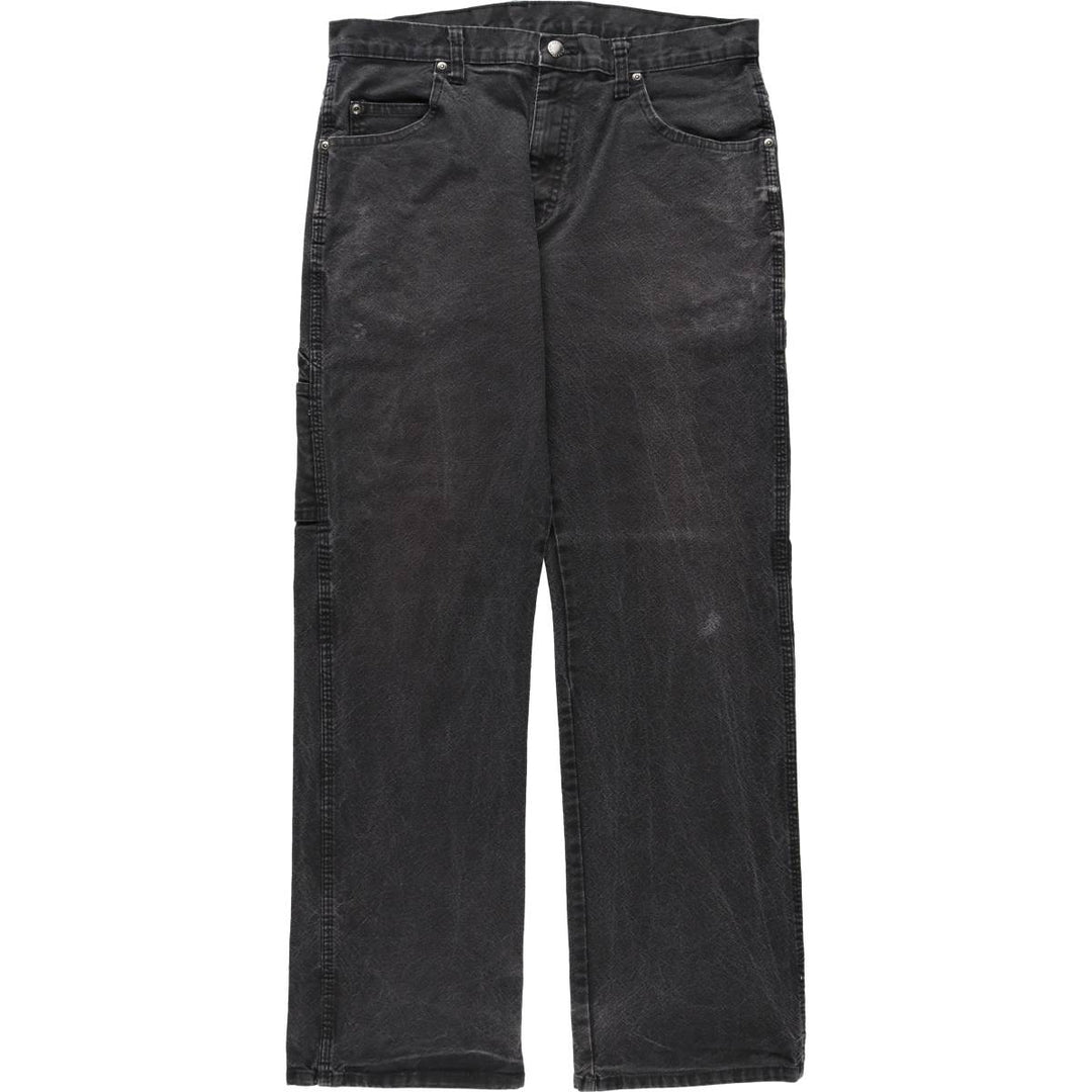 Dickies Duck Painter Pants, Men's W34 (approx.), Zipper Fly cotton black type Vintage Second Hand