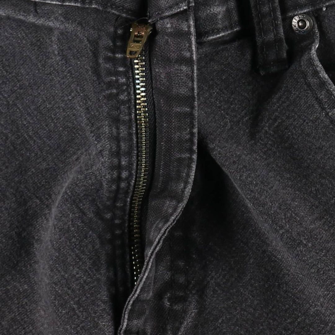Dickies Duck Painter Pants, Men's W34 (approx.), Zipper Fly cotton black type Vintage Second Hand