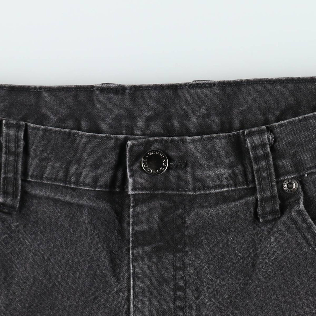 Dickies Duck Painter Pants, Men's W34 (approx.), Zipper Fly cotton black type Vintage Second Hand