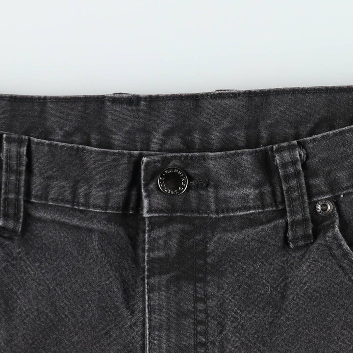 Dickies Duck Painter Pants, Men's W34 (approx.), Zipper Fly cotton black type Vintage Second Hand