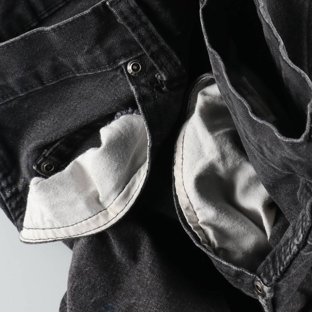 Dickies Duck Painter Pants, Men's W34 (approx.), Zipper Fly cotton black type Vintage Second Hand
