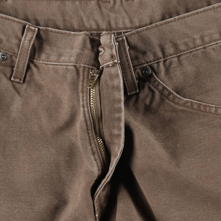 Dickies Duck Work Pants, Men's, Size W33 cotton brown type Vintage Second Hand