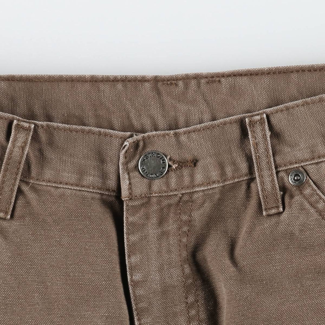 Dickies Duck Work Pants, Men's, Size W33 cotton brown type Vintage Second Hand