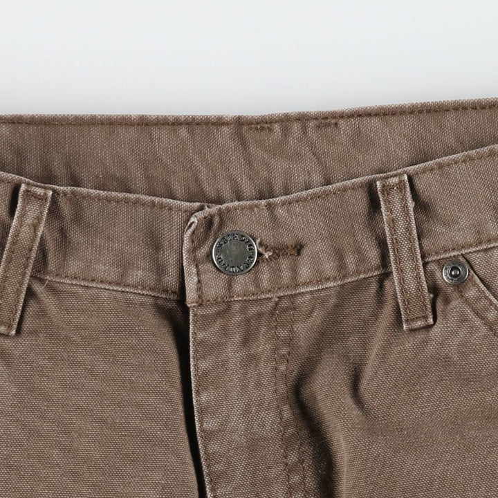 Dickies Duck Work Pants, Men's, Size W33 cotton brown type Vintage Second Hand