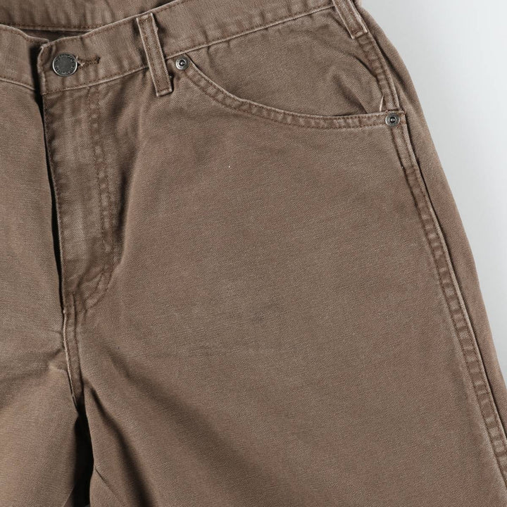 Dickies Duck Work Pants, Men's, Size W33 cotton brown type Vintage Second Hand