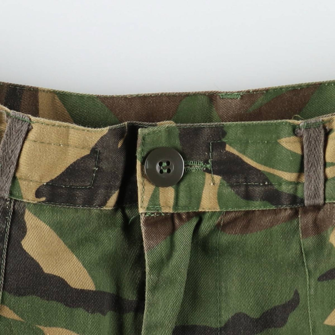 1990'S Dutch Army FOSTEX GARMENTS Camouflage Pattern DPM Camo Military Combat Pants Men's W37 (approx.) Vintage cotton Khaki type Vintage Second Hand