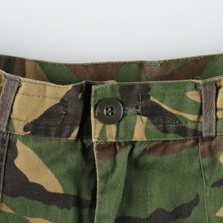 1990'S Dutch Army FOSTEX GARMENTS Camouflage Pattern DPM Camo Military Combat Pants Men's W37 (approx.) Vintage cotton Khaki type Vintage Second Hand