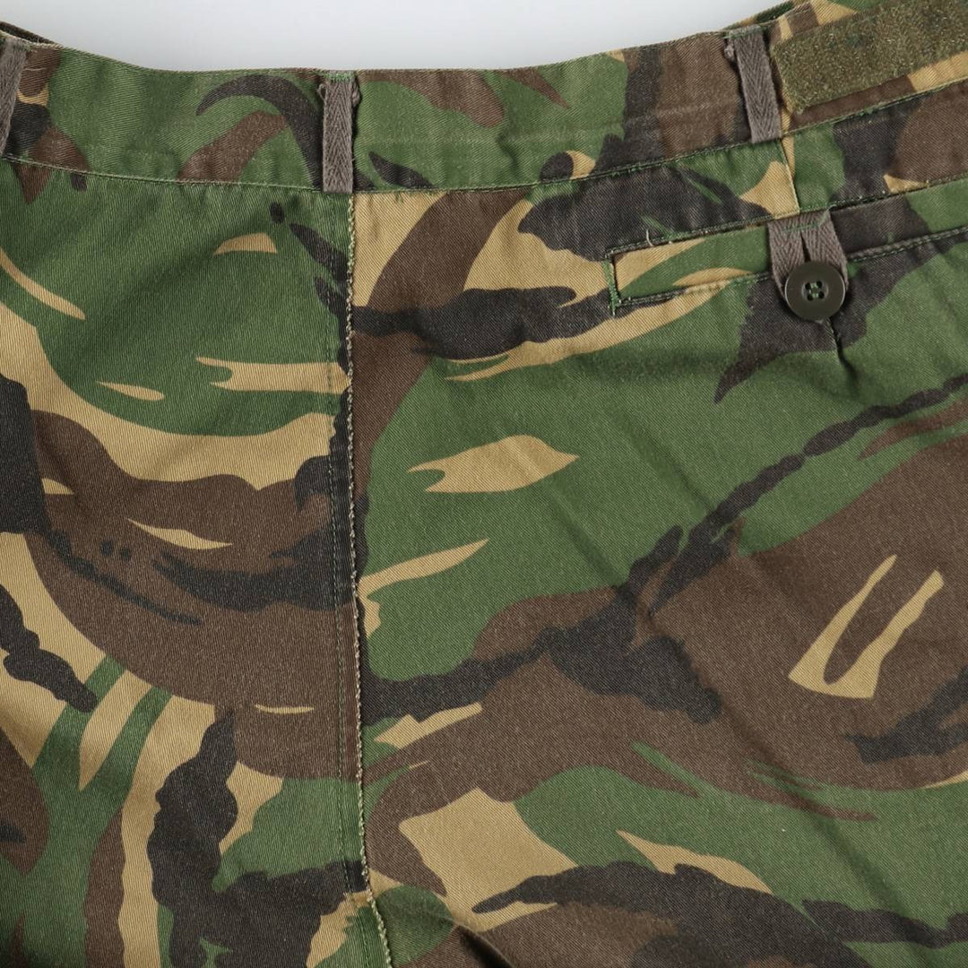 1990'S Dutch Army FOSTEX GARMENTS Camouflage Pattern DPM Camo Military Combat Pants Men's W37 (approx.) Vintage cotton Khaki type Vintage Second Hand