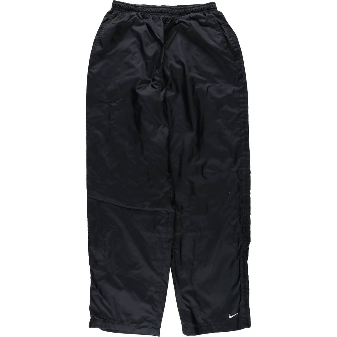 00'S Nike Nylon Pants, Shaka Shaka Pants, Men's L size Nylon black type Vintage Second Hand