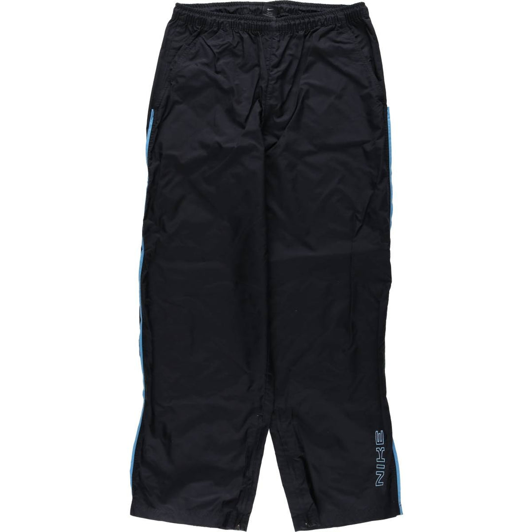00'S Nike Nylon Pants, Shaka Shaka Pants, Men's L size Nylon black type Vintage Second Hand