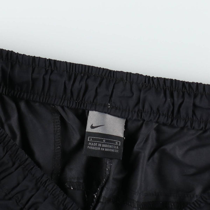 00'S Nike Nylon Pants, Shaka Shaka Pants, Men's L size Nylon black type Vintage Second Hand