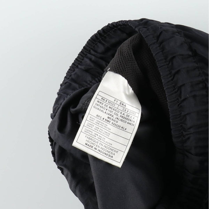 00'S Nike Nylon Pants, Shaka Shaka Pants, Men's L size Nylon black type Vintage Second Hand