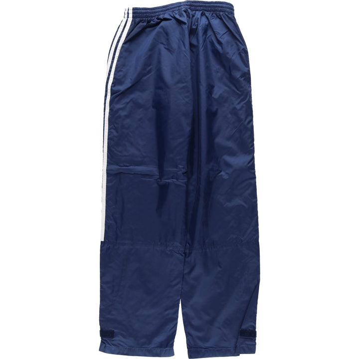 00'S Adidas nylon pants, rustling pants, men's size L Nylon navy blue type Vintage Second Hand