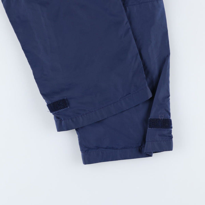 00'S Adidas nylon pants, rustling pants, men's size L Nylon navy blue type Vintage Second Hand