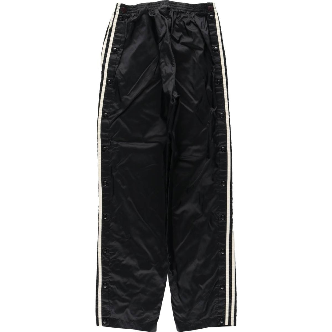 Vintage 90s-00'S Adidas nylon pants, crinkle pants, men's size M unclear black type Vintage Second Hand