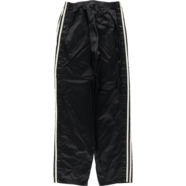 Vintage 90s-00'S Adidas nylon pants, crinkle pants, men's size M unclear black type Vintage Second Hand