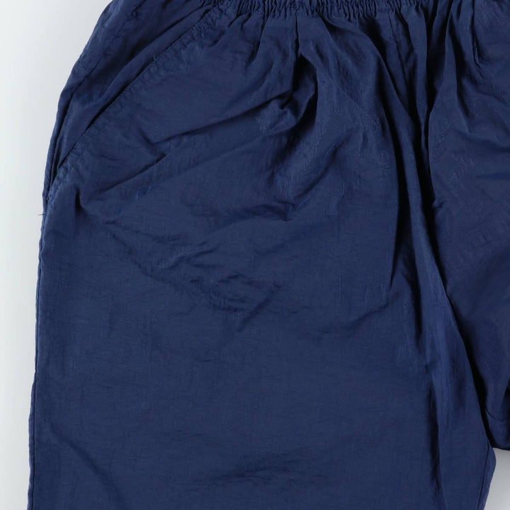 90'S Nike Nylon Pants, Shaka Shaka Pants, Men's M Size, Vintage Nylon navy blue type Vintage Second Hand