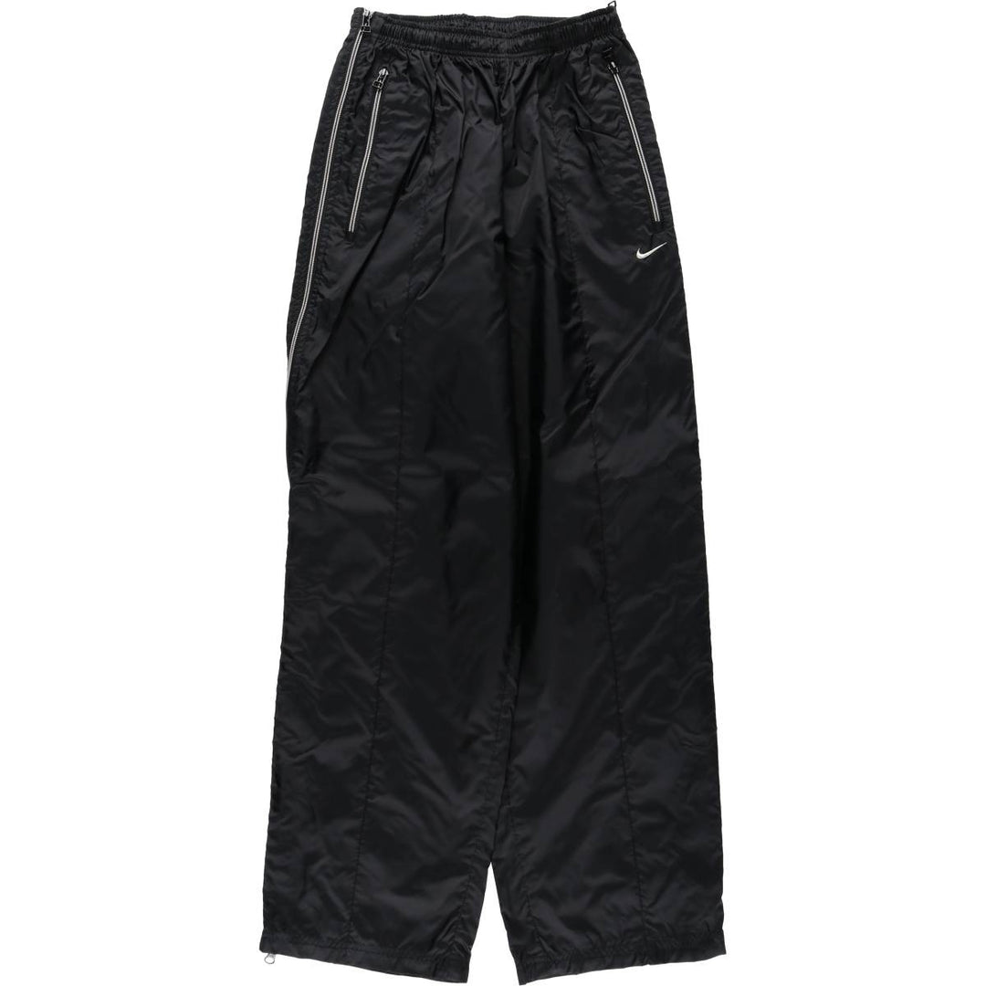 90s~00'S Nike Nylon Pants, Rustling Pants, Men's M Size, Vintage Nylon black type Vintage Second Hand