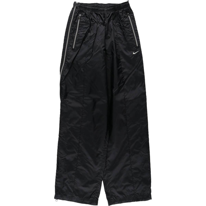 90s~00'S Nike Nylon Pants, Rustling Pants, Men's M Size, Vintage Nylon black type Vintage Second Hand