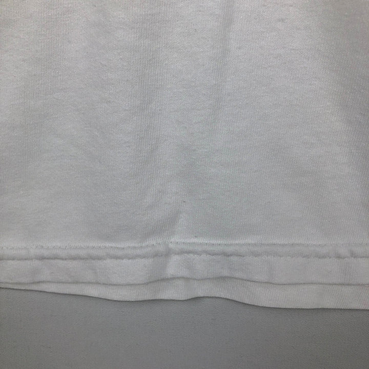 Jerzees Cat Pattern Animal T-Shirt, Men's Size XL (approx.) cotton white type Vintage Second Hand