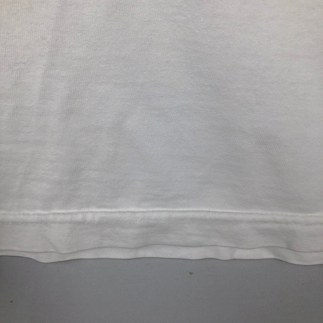 90'S Murina Elephant Pattern Animal T-Shirt, Made in USA, Men's Size L (Equivalent), Vintage cotton white type Vintage Second Hand