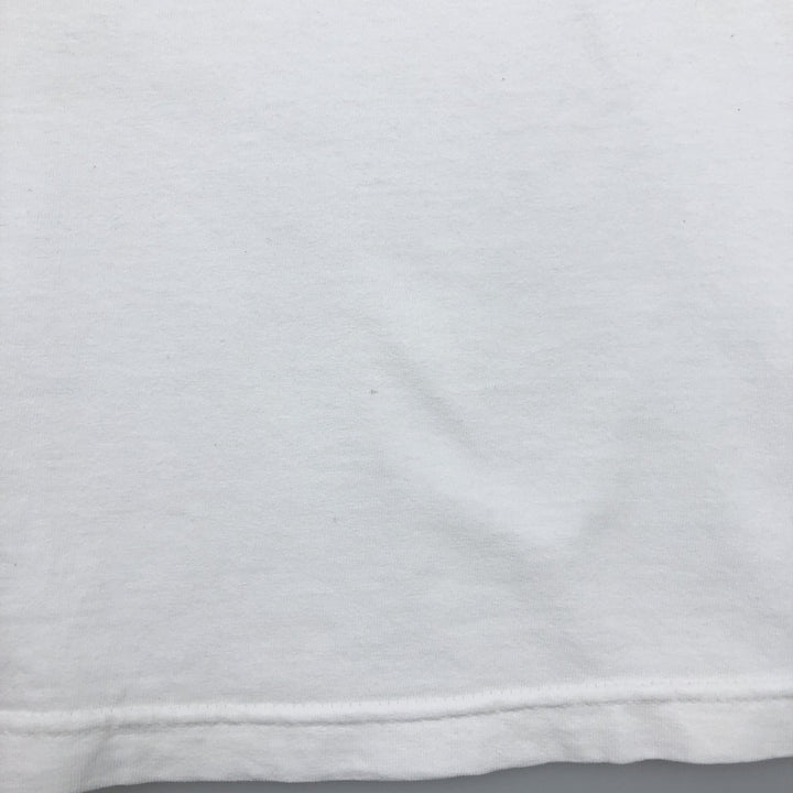 90'S Murina Elephant Pattern Animal T-Shirt, Made in USA, Men's Size L (Equivalent), Vintage cotton white type Vintage Second Hand
