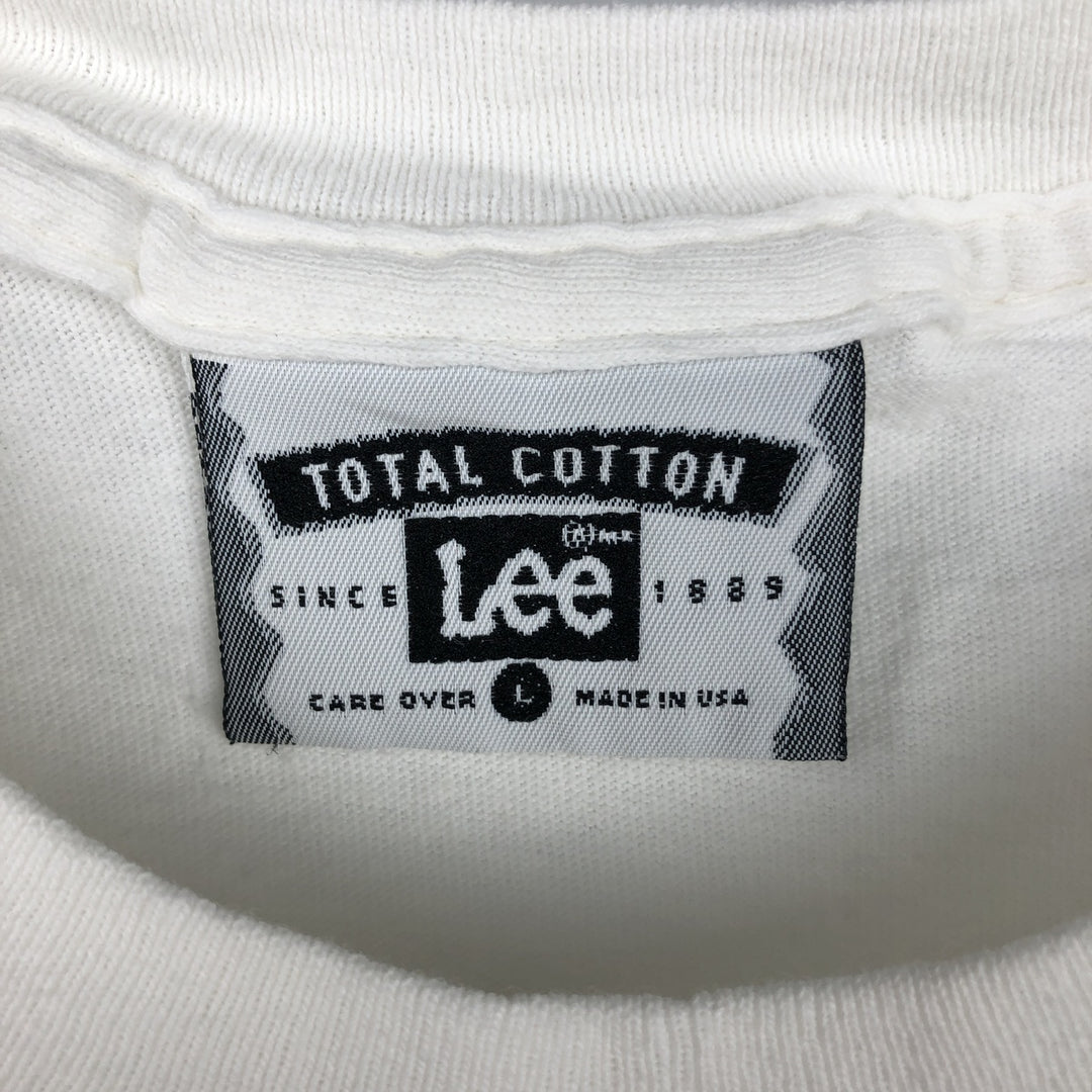 90'S Lee Chesapeake Bay Retriever Animal T-Shirt, Made in USA, Men's Size L (approx.), Vintage cotton white type Vintage Second Hand