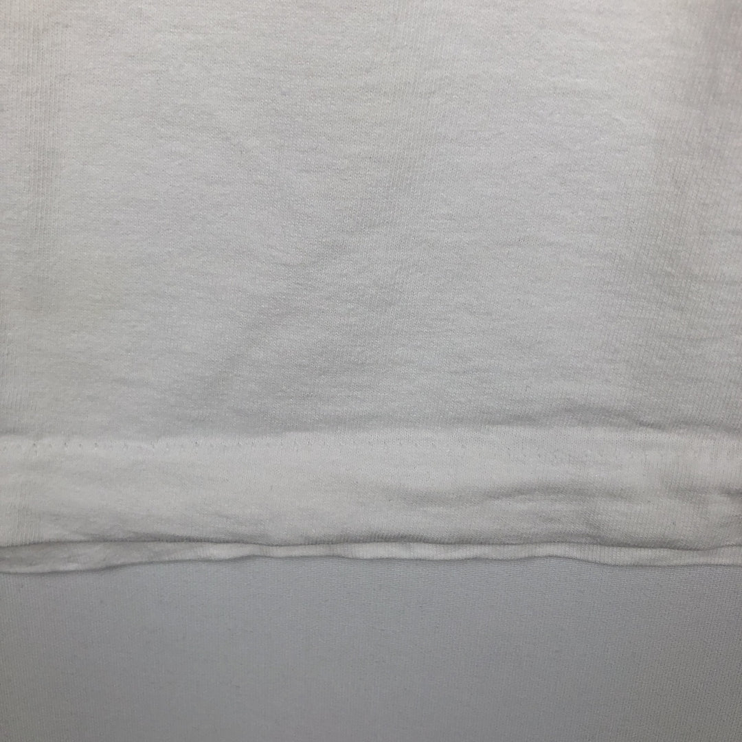 90'S SOF TEE Pig Pattern Animal T-Shirt, Made in USA, Men's XL equivalent, Vintage cotton white type Vintage Second Hand
