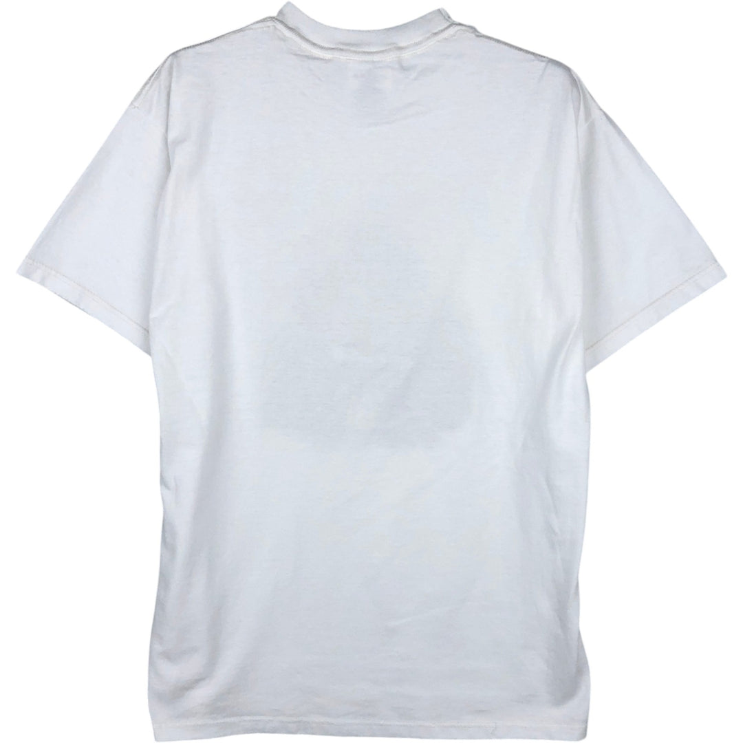 Jerzees Shih Tzu Animal T-Shirt, Made in USA, Men's Size M (approx.) cotton white type Vintage Second Hand