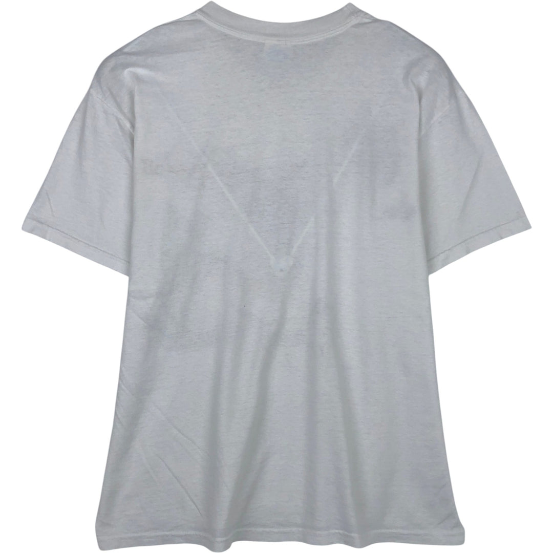 90'S Hanes HEAVYWEIGHT 50 cotton white type Vintage Second Hand