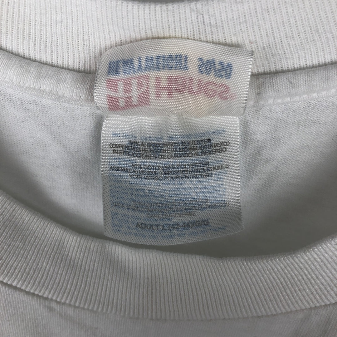 90'S Hanes HEAVYWEIGHT 50 cotton white type Vintage Second Hand