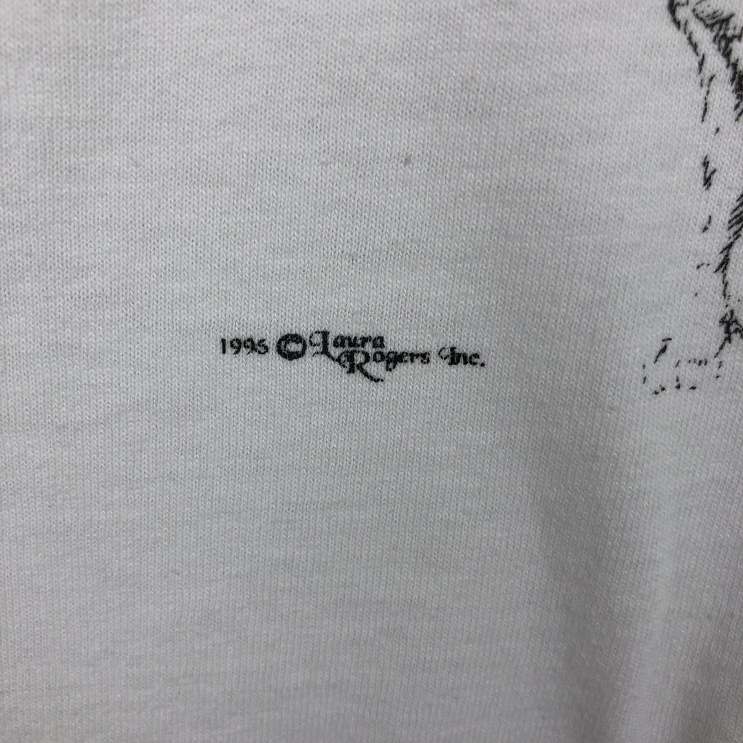 90'S Hanes HEAVYWEIGHT 50 cotton white type Vintage Second Hand