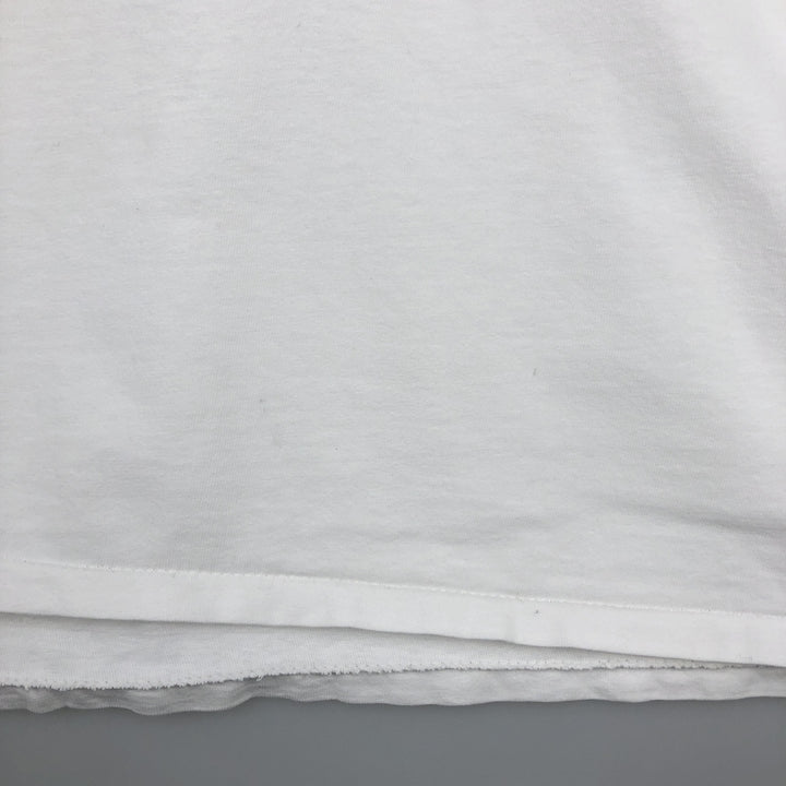 90'S ONEITA Pig Pattern Animal T-Shirt, Made in USA, Men's XL equivalent, Vintage cotton white type Vintage Second Hand
