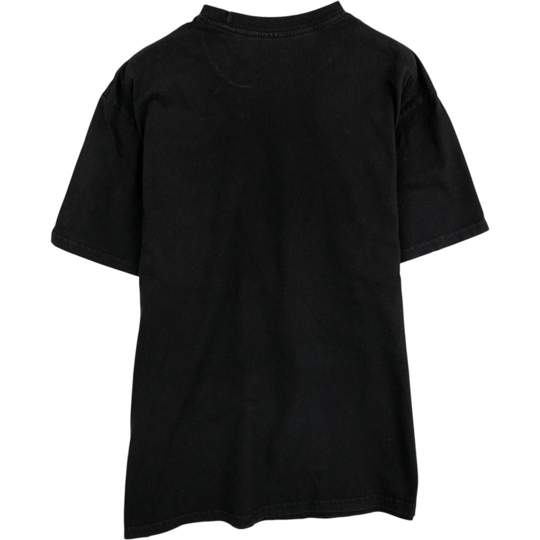 BLACK PANTHER Character Print T-Shirt (Men's Size L) cotton black type Vintage Second Hand